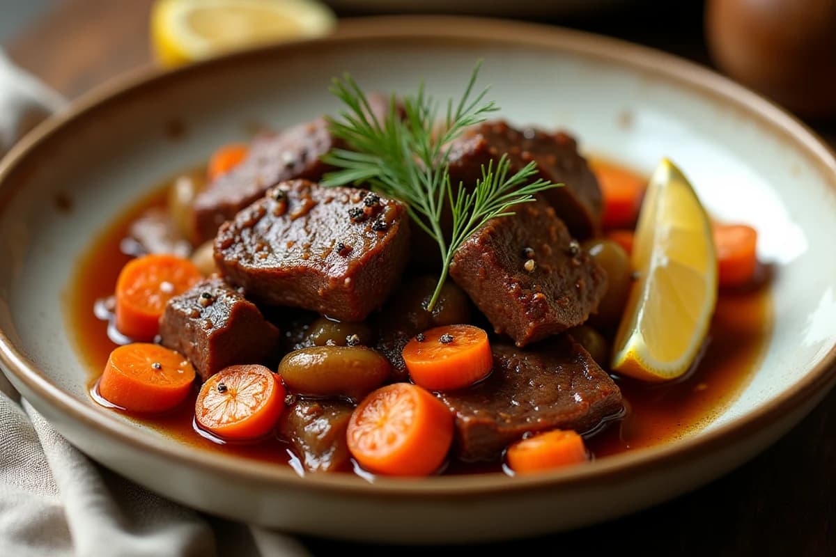 Нежная говядина с морковью и луком в мультиварке