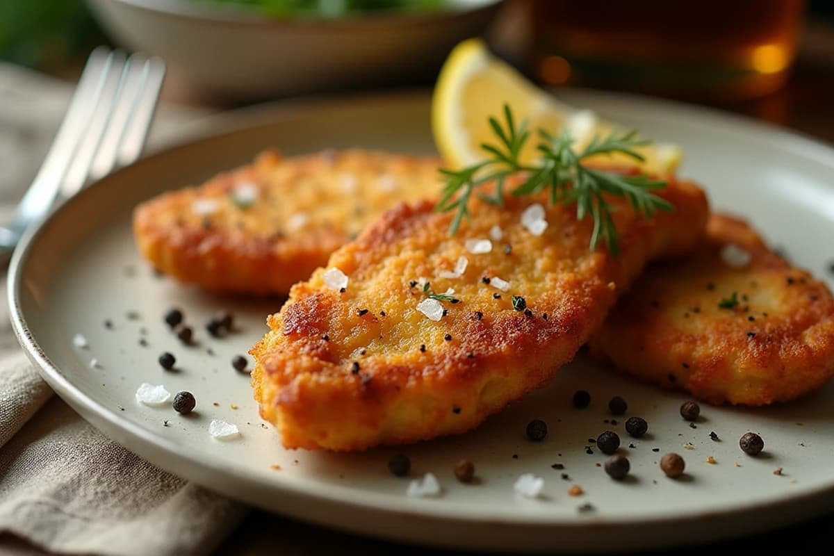 Хрустящие стрипсы из куриного филе в аэрогриле